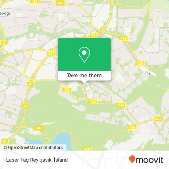 Laser Tag Reykjavik map