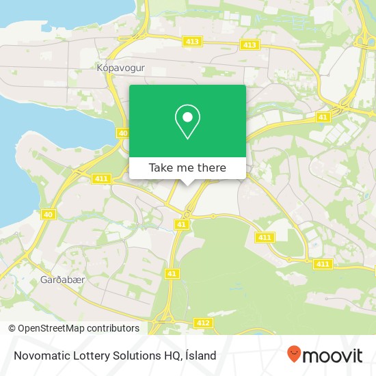 Novomatic Lottery Solutions HQ map