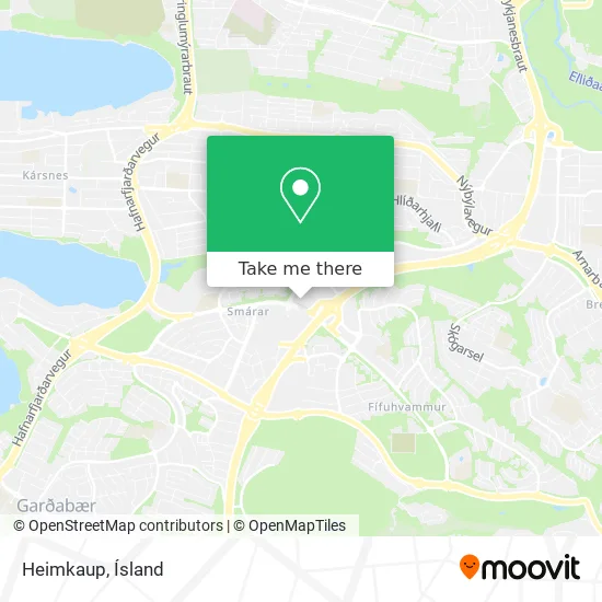 Heimkaup map