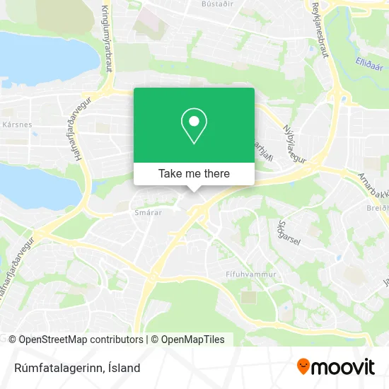 Rúmfatalagerinn map