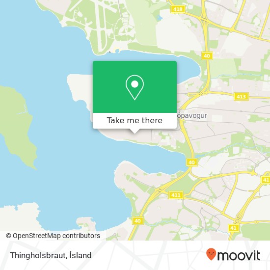 Thingholsbraut map