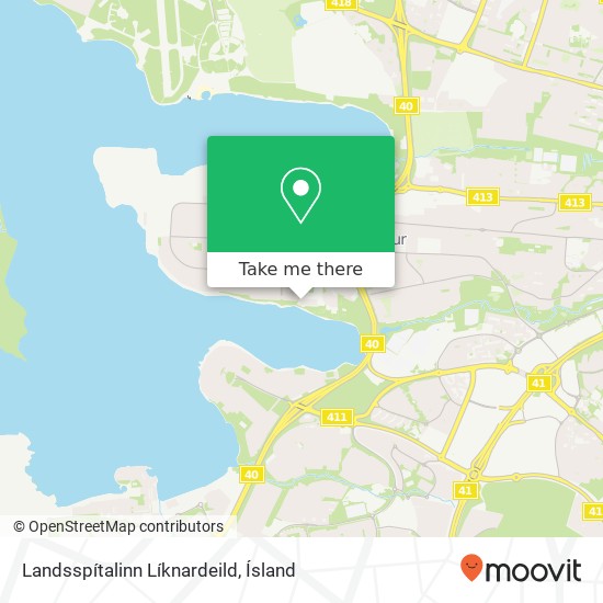 Landsspítalinn Líknardeild map