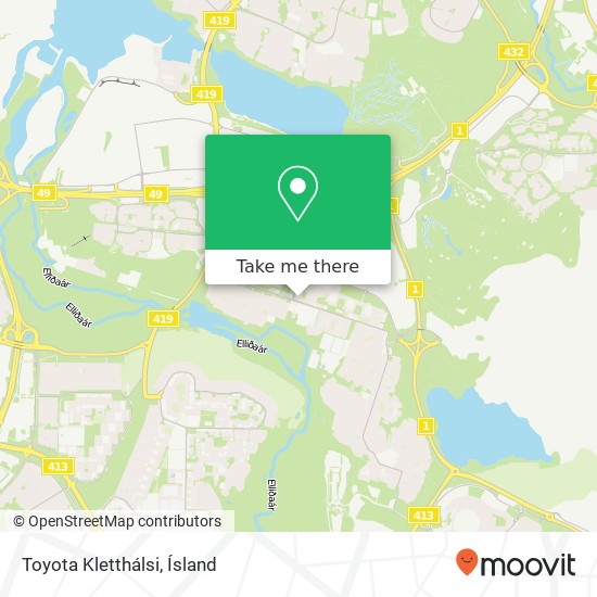 Toyota Kletthálsi map
