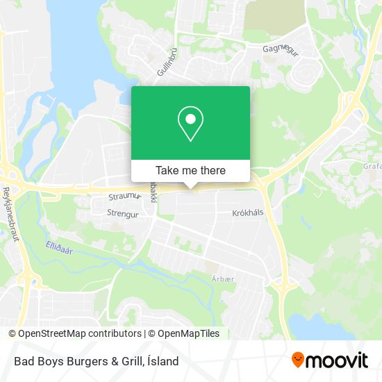 Mapa Bad Boys Burgers & Grill