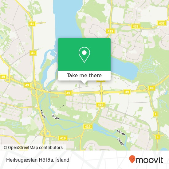 Mapa Heilsugæslan Höfða