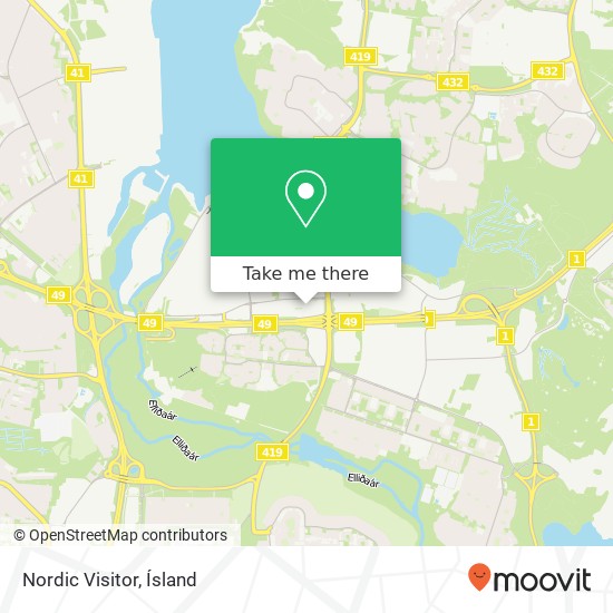 Nordic Visitor map