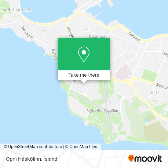 Opni Háskólinn map
