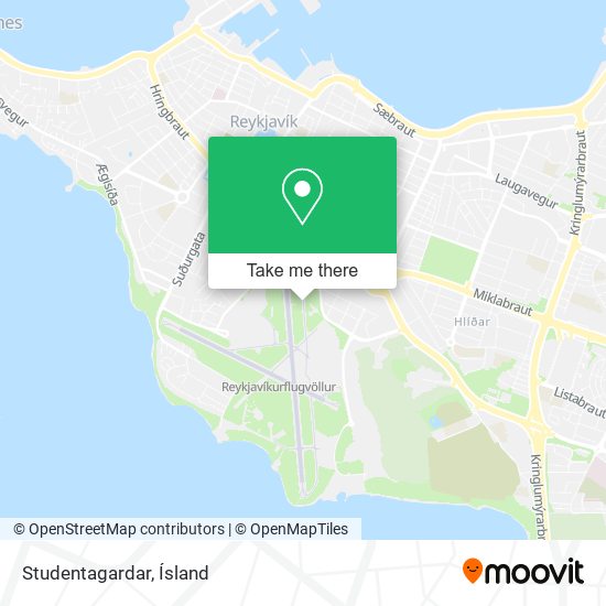 Studentagardar map