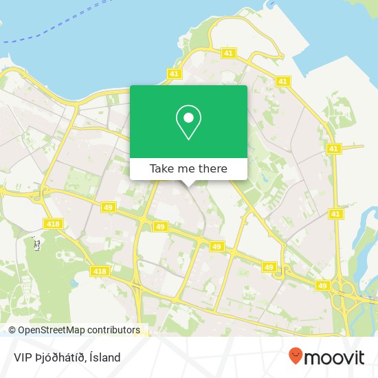 VIP Þjóðhátíð map