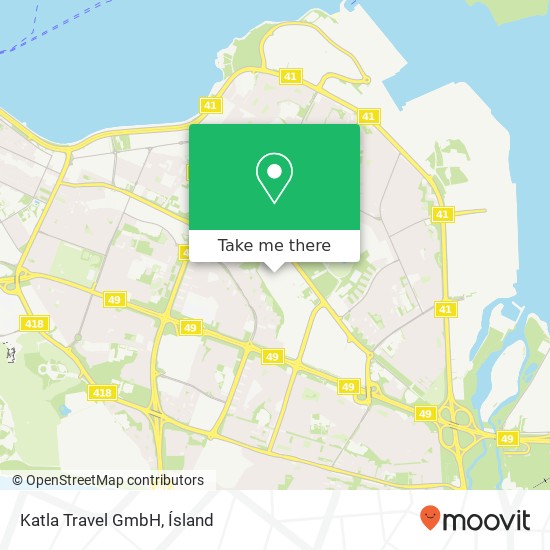 Mapa Katla Travel GmbH