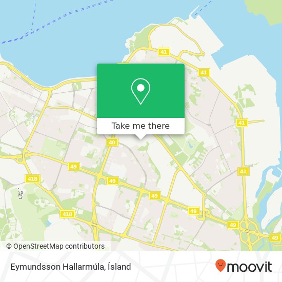 Mapa Eymundsson Hallarmúla