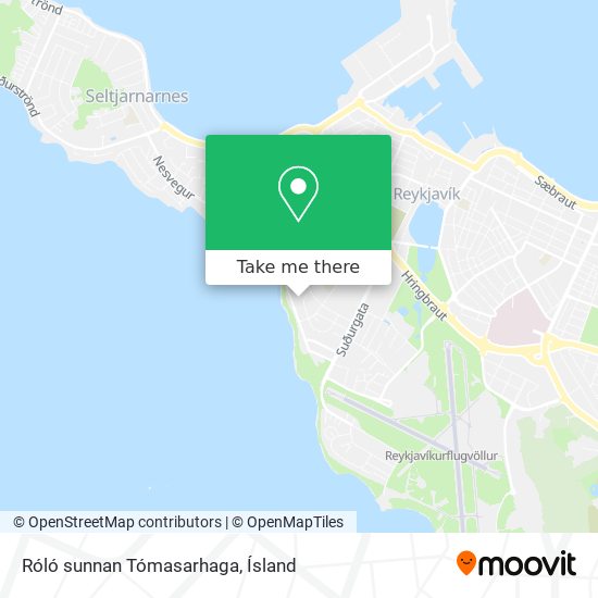 Róló sunnan Tómasarhaga map