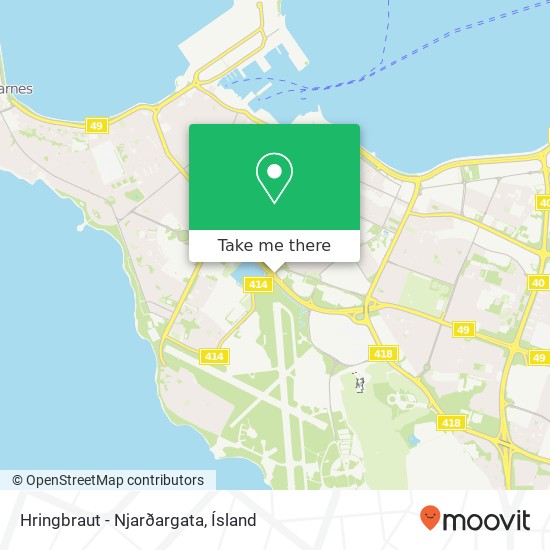 Hringbraut - Njarðargata map