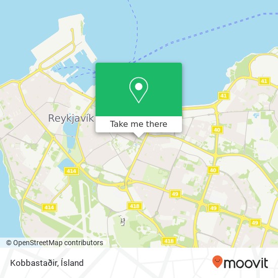 Kobbastaðir map