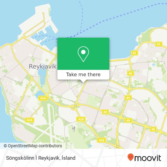 Söngskòlinn Ì Reykjavìk map