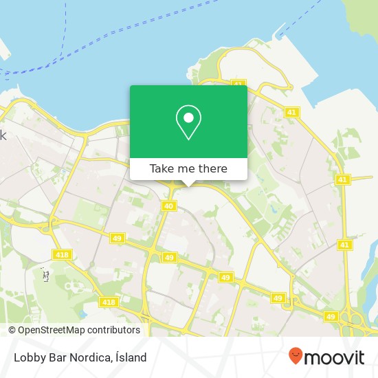 Mapa Lobby Bar Nordica