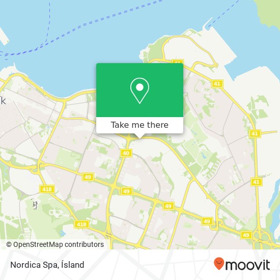 Nordica Spa map