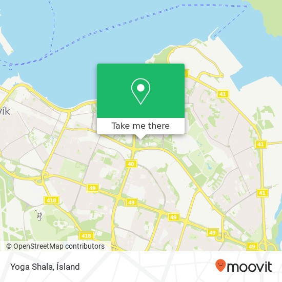 Yoga Shala map