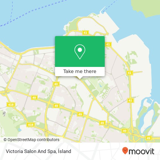 Victoria Salon And Spa map
