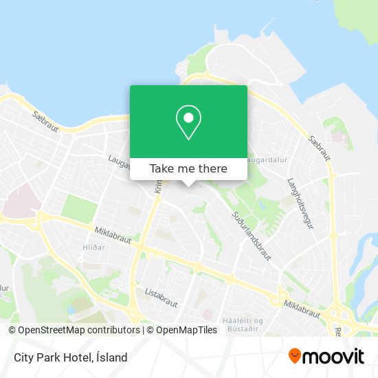 City Park Hotel map