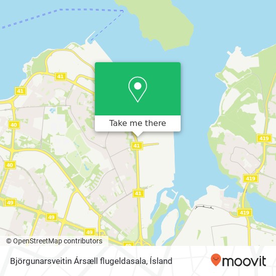 Mapa Björgunarsveitin Ársæll flugeldasala