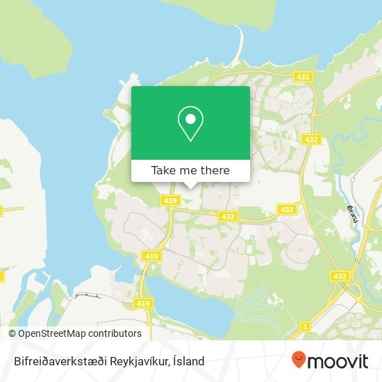 Bifreiðaverkstæði Reykjavíkur map