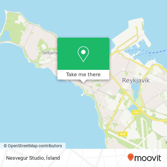 Nesvegur Studio map