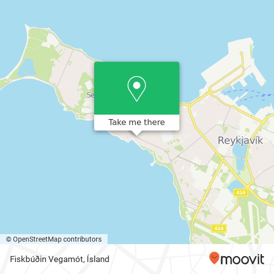 Fiskbúðin Vegamót map