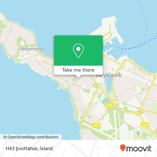 H43 þvottahús map