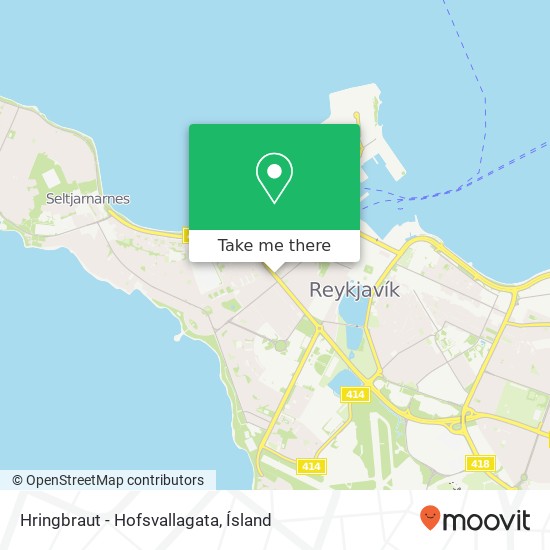 Hringbraut - Hofsvallagata map