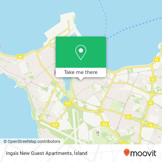 Inga's New Guest Apartments map