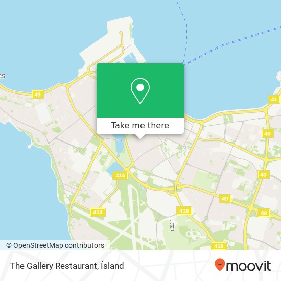 The Gallery Restaurant map