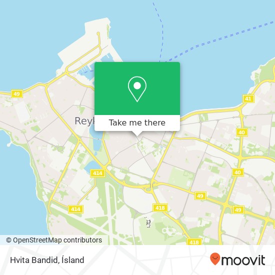 Hvita Bandid map