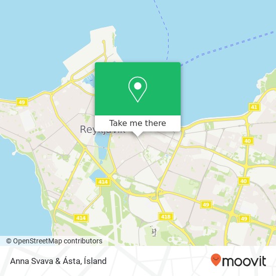 Mapa Anna Svava & Ásta
