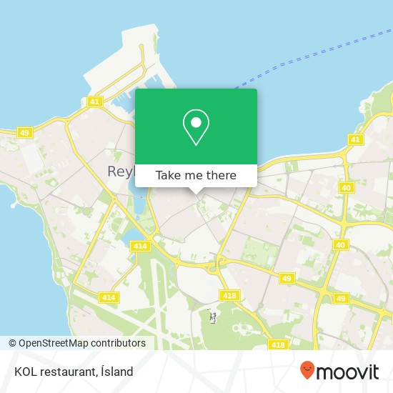 KOL restaurant map