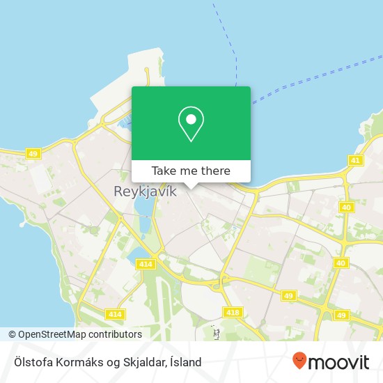 Ölstofa Kormáks og Skjaldar map