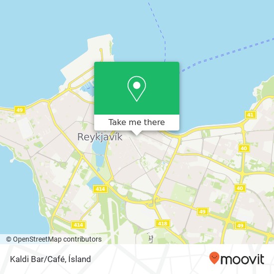 Kaldi Bar/Café map