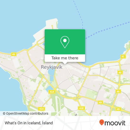 What's On in Iceland map