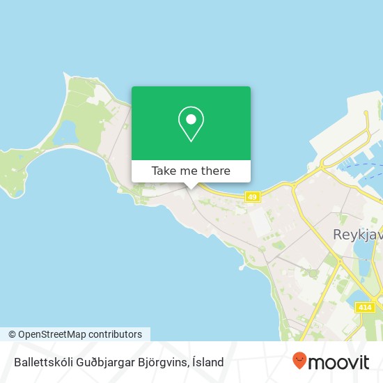 Mapa Ballettskóli Guðbjargar Björgvins