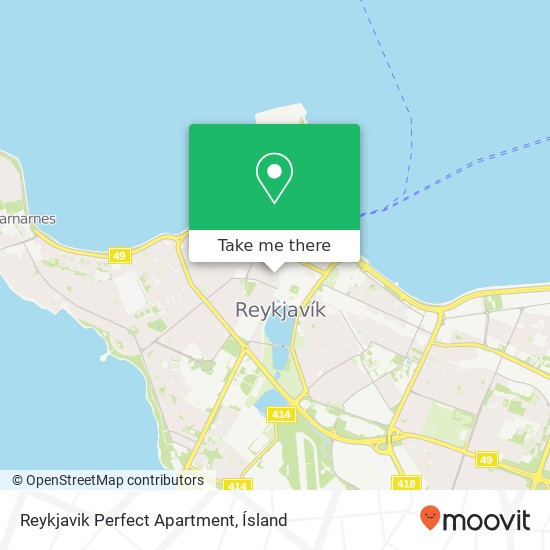 Reykjavik Perfect Apartment map