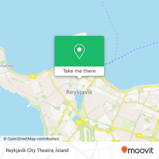 Reykjavìk City Theatre map