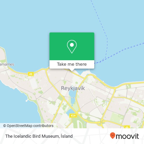 Mapa The Icelandic Bird Museum