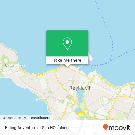Mapa Elding Adventure at Sea HQ