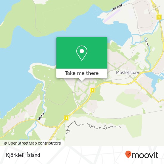 Kjörklefi map