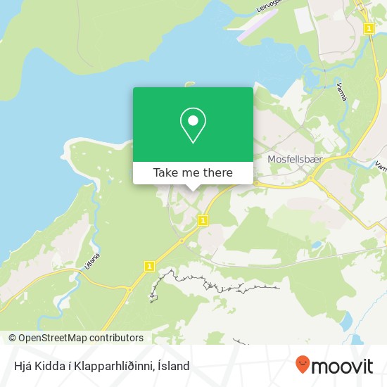 Hjá Kidda í Klapparhlíðinni map