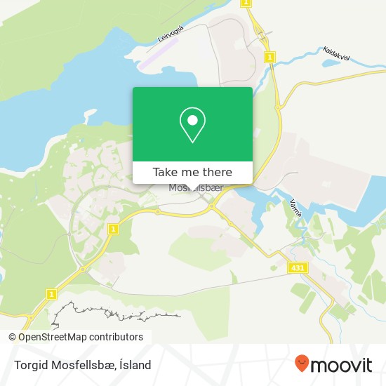 Torgid Mosfellsbæ map