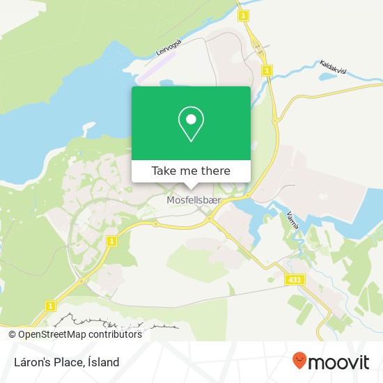 Láron's Place map
