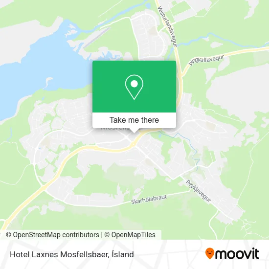 Hotel Laxnes Mosfellsbaer map