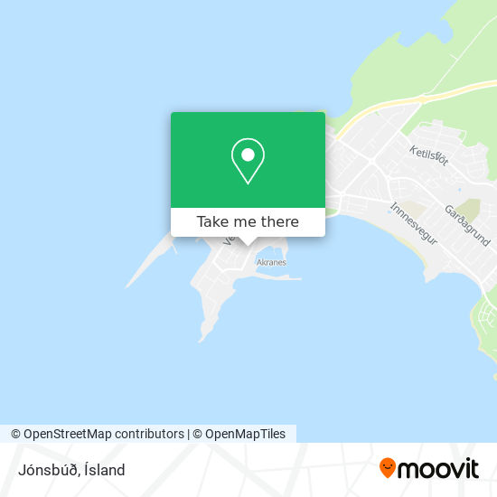 Jónsbúð map