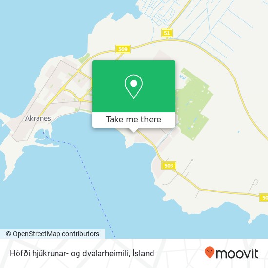 Höfði hjúkrunar- og dvalarheimili map